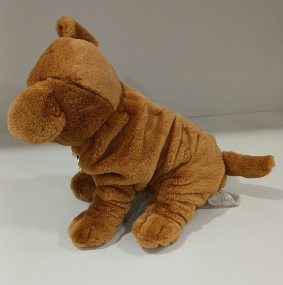 Dan Dee Collectors Choice Shar Pei Bulldog Platinum Plus Plush Dog Wrinkles 12in - Picture 4 of 6